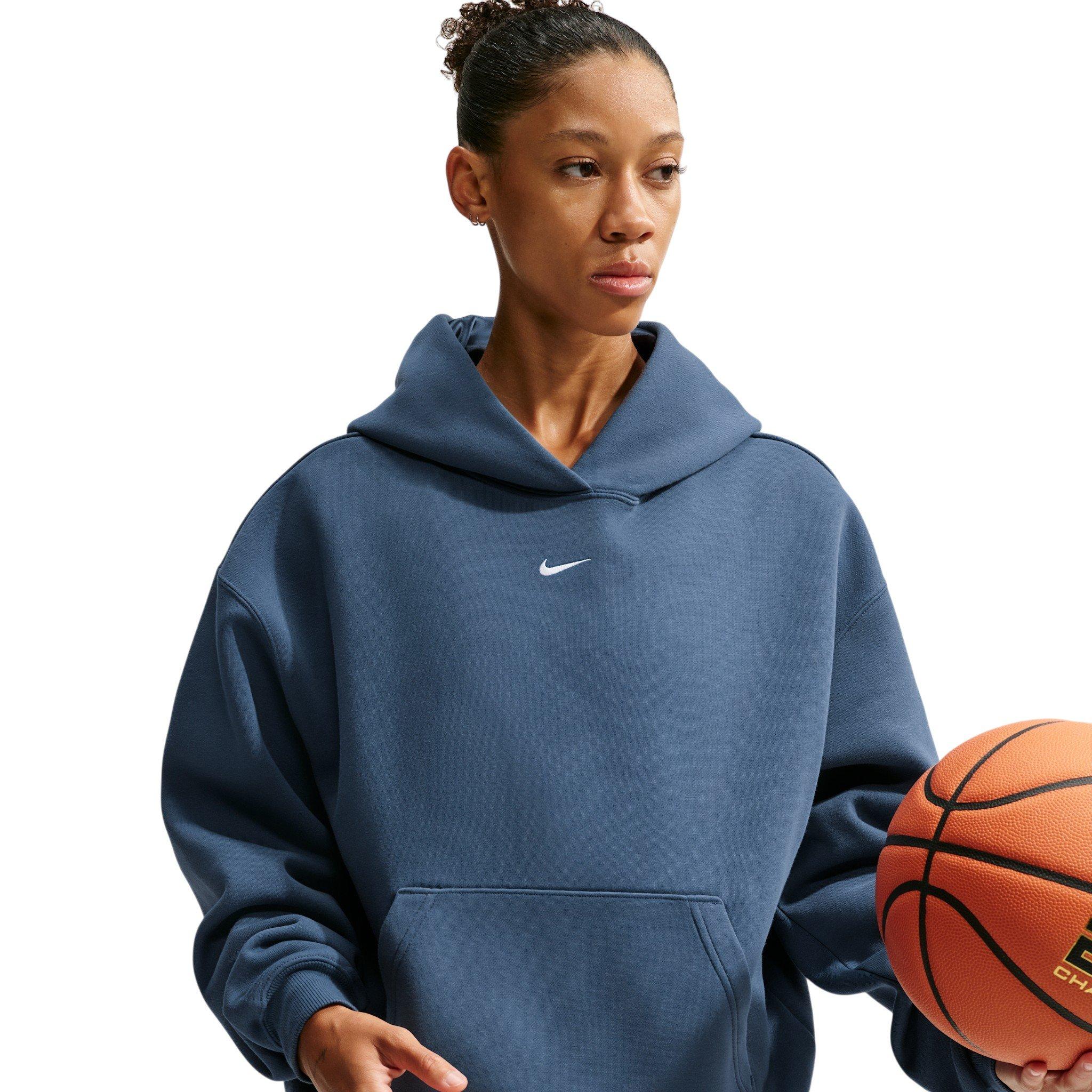 Nike Women's Therma-FIT Basketball Performance Hoodie - Slate Blue - SLATE BLUE